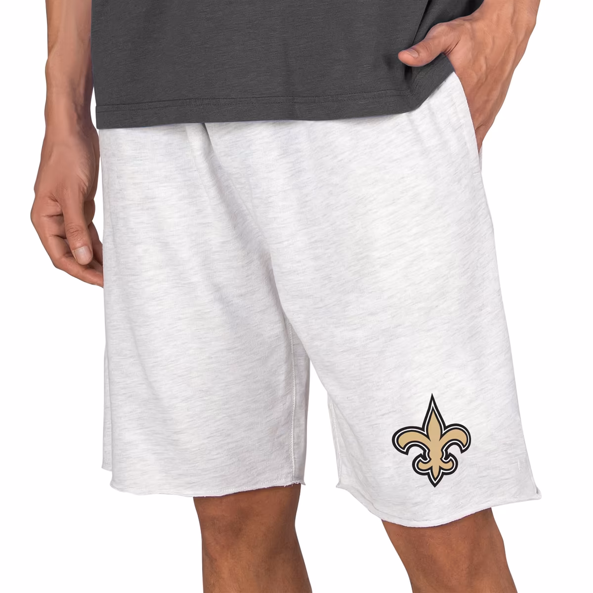 Men's Concepts Sport Oatmeal New Orleans Saints Mainstream Terry Shorts 8 Men's Concepts Sport Oatmeal New Orleans Saints Mainstream Terry Shorts
