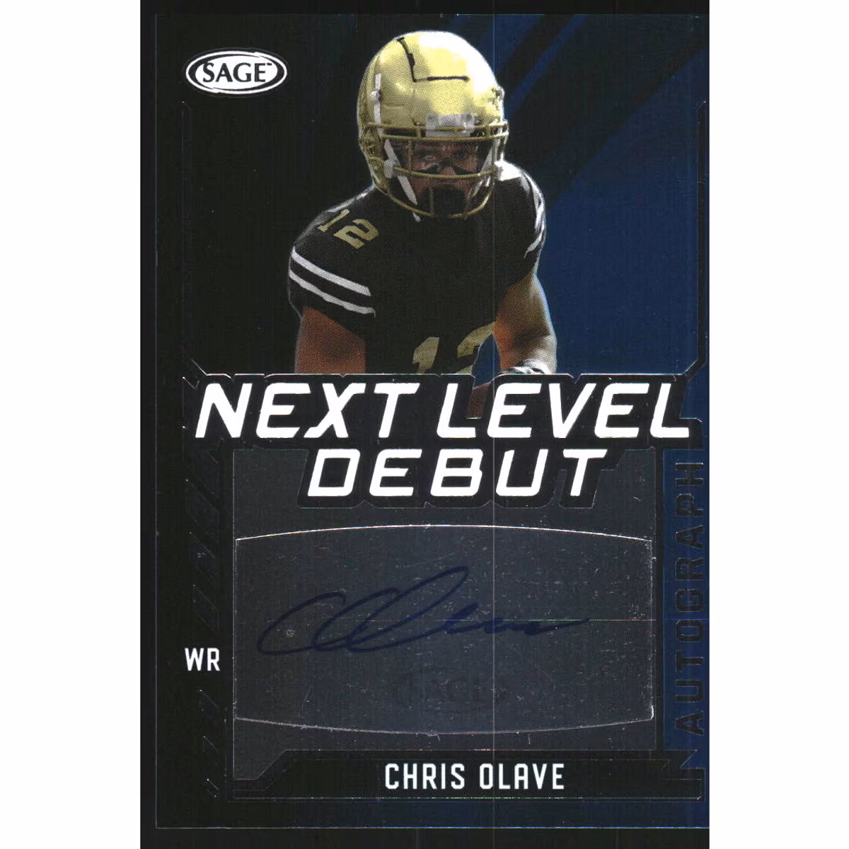 2022 SAGE Artistry Next Level Debut Autographs #NLDCO Chris Olave