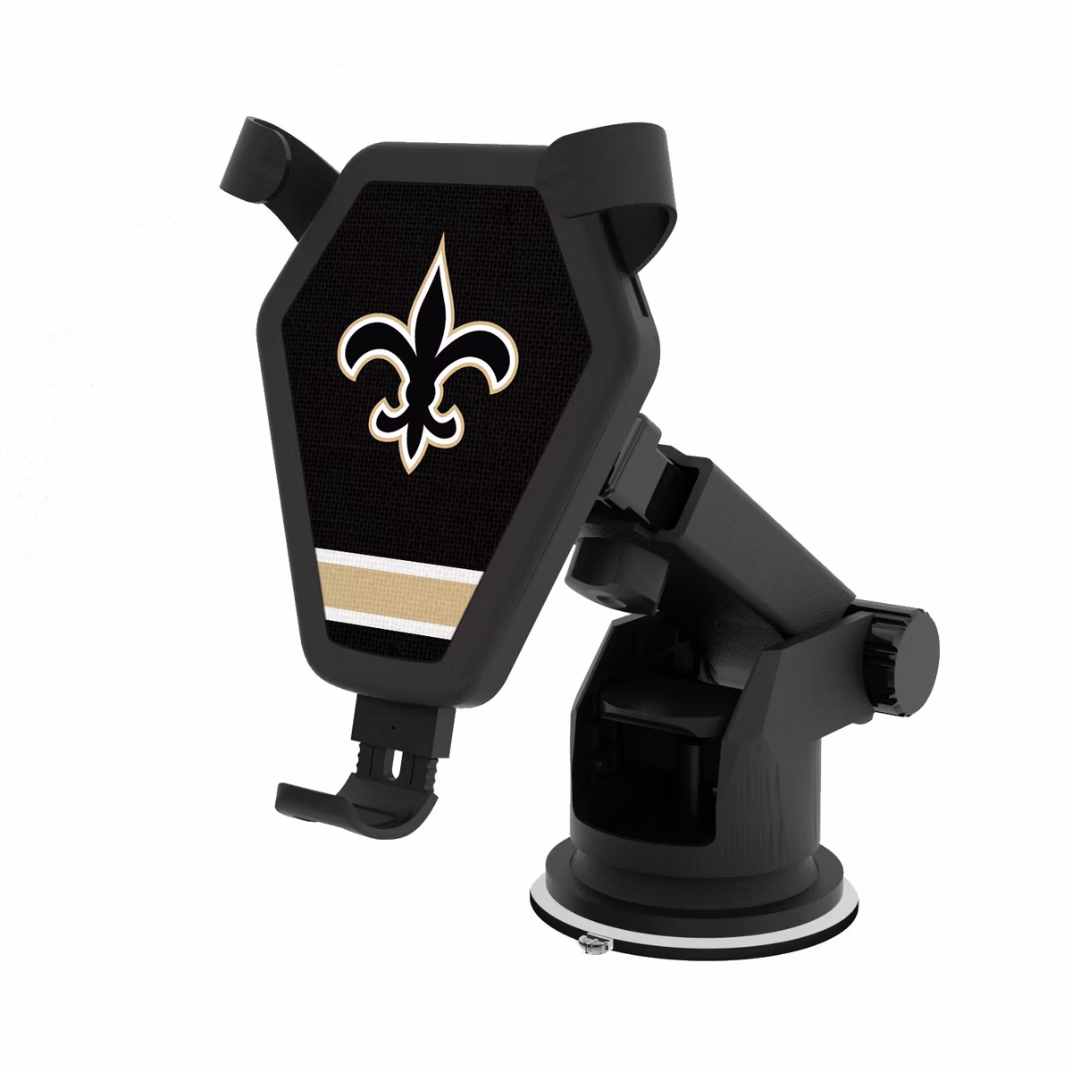 New Orleans Saints Stripe Design Wireless Car Charger 2 New Orleans Saints Stripe Design Wireless Car Charger
