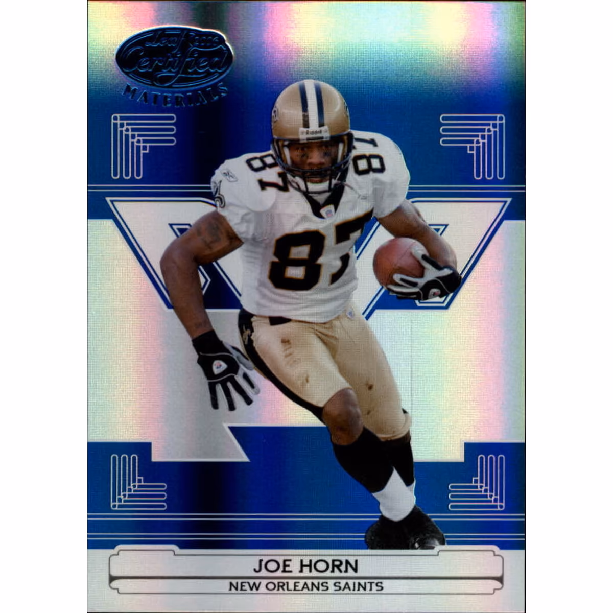 2006 Leaf Certified Materials Mirror Blue #93 Joe Horn