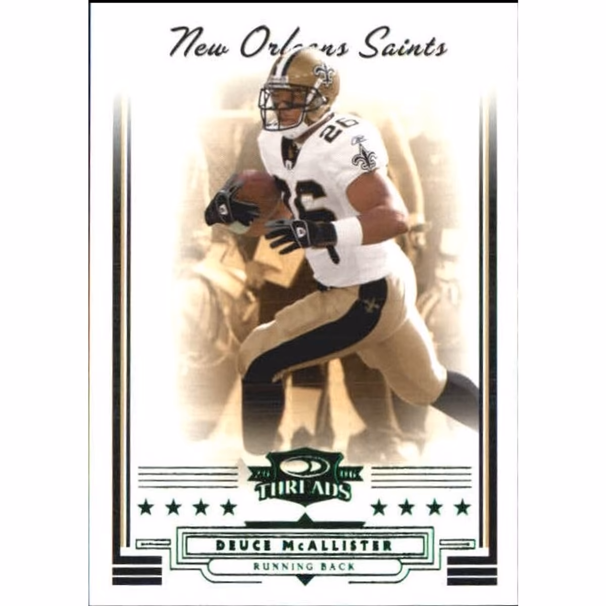 2006 Donruss Threads Retail Green #64 Deuce McAllister