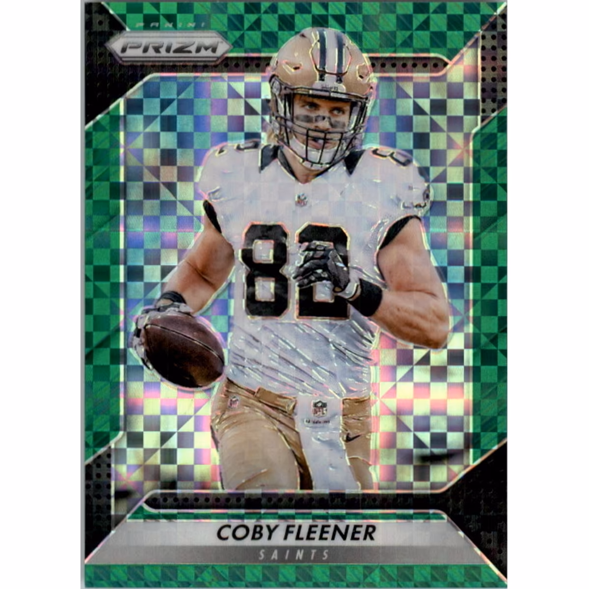 2016 Panini Prizm Prizms Green Power #161 Coby Fleener