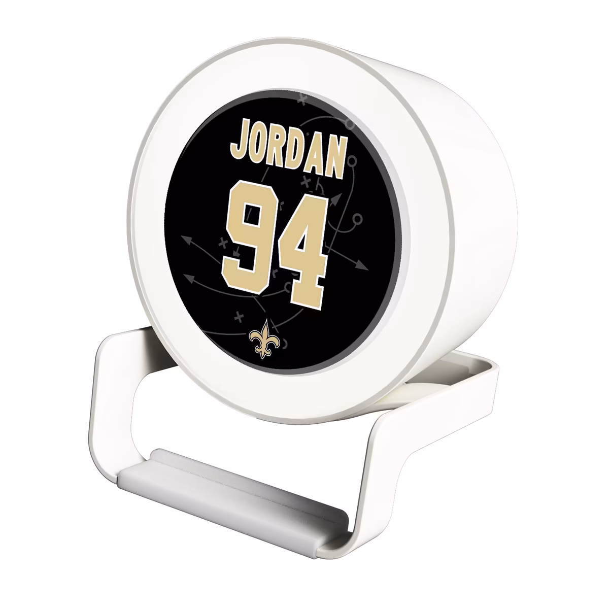 Keyscaper Cameron Jordan White New Orleans Saints Night Light Charger and Bluetooth Speaker 1 Keyscaper Cameron Jordan White New Orleans Saints Night Light Charger and Bluetooth Speaker