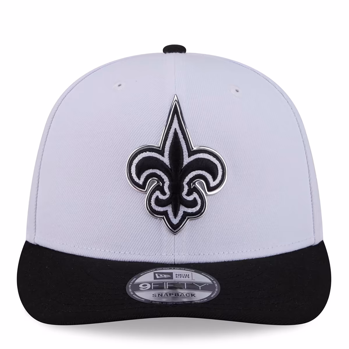Men's New Era White/Black New Orleans Saints 2026 NFL Draft Pre-Curved 9FIFTY Snapback Hat 3 Men's New Era White/Black New Orleans Saints 2026 NFL Draft Pre-Curved 9FIFTY Snapback Hat