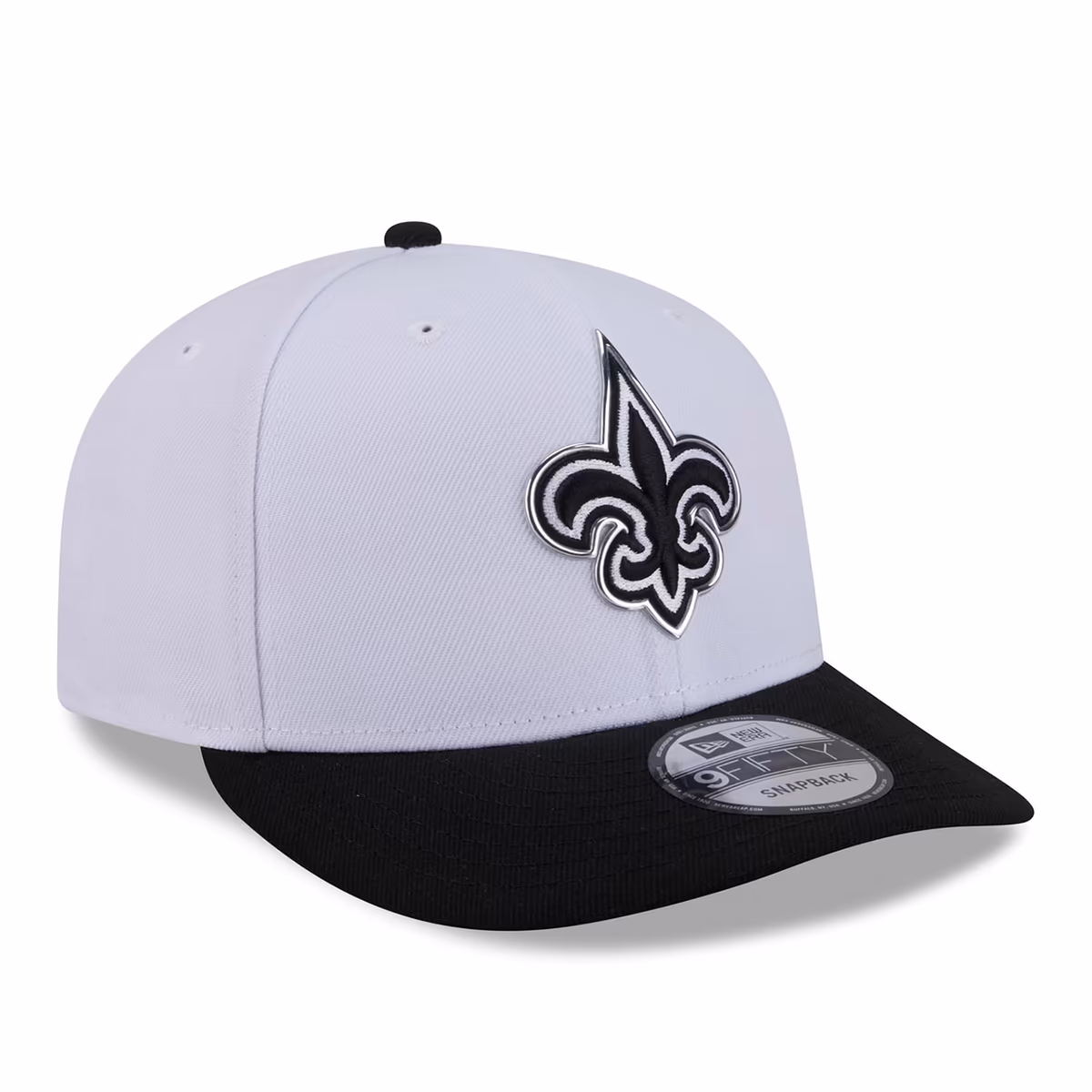 Men's New Era White/Black New Orleans Saints 2026 NFL Draft Pre-Curved 9FIFTY Snapback Hat 4 Men's New Era White/Black New Orleans Saints 2026 NFL Draft Pre-Curved 9FIFTY Snapback Hat