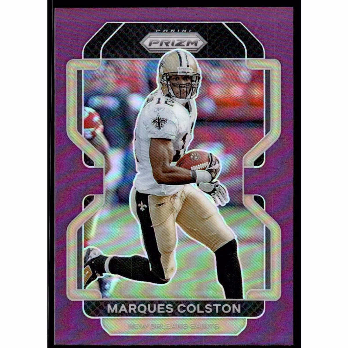 2021 Panini Prizm Prizms Purple #310 Marques Colston 6 2021 Panini Prizm Prizms Purple #310 Marques Colston