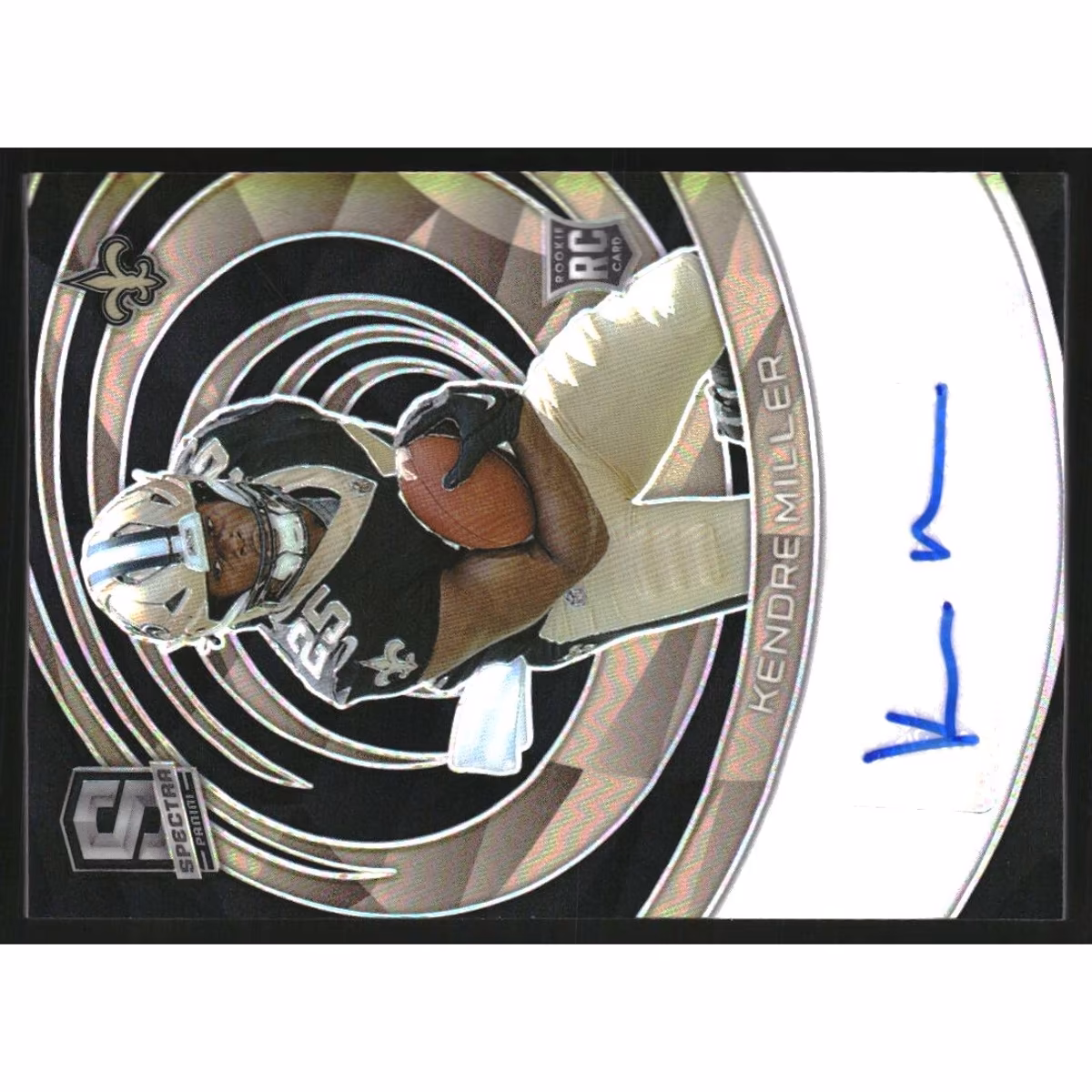 2023 Panini Spectra Rookie Autographs #19 Kendre Miller 3 2023 Panini Spectra Rookie Autographs #19 Kendre Miller