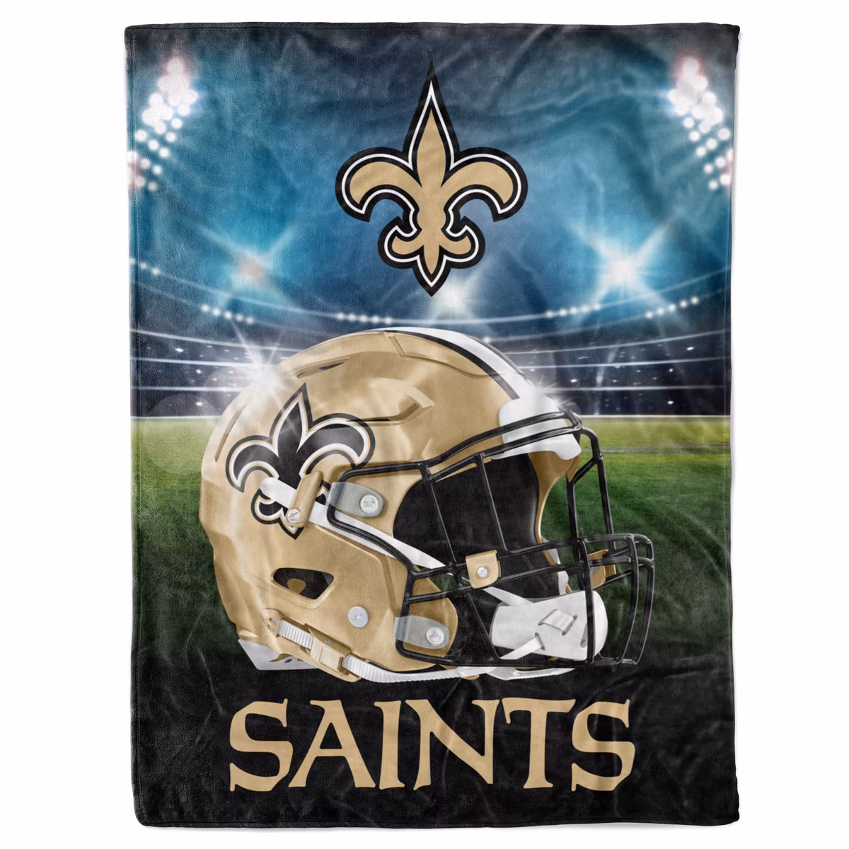 New Orleans Saints 60" x 80" Stadium Lights Blanket 1 New Orleans Saints 60" x 80" Stadium Lights Blanket