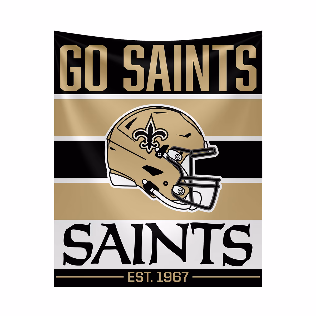 Imperial New Orleans Saints 51" x 60" Established Date Tapestry 2 Imperial New Orleans Saints 51" x 60" Established Date Tapestry