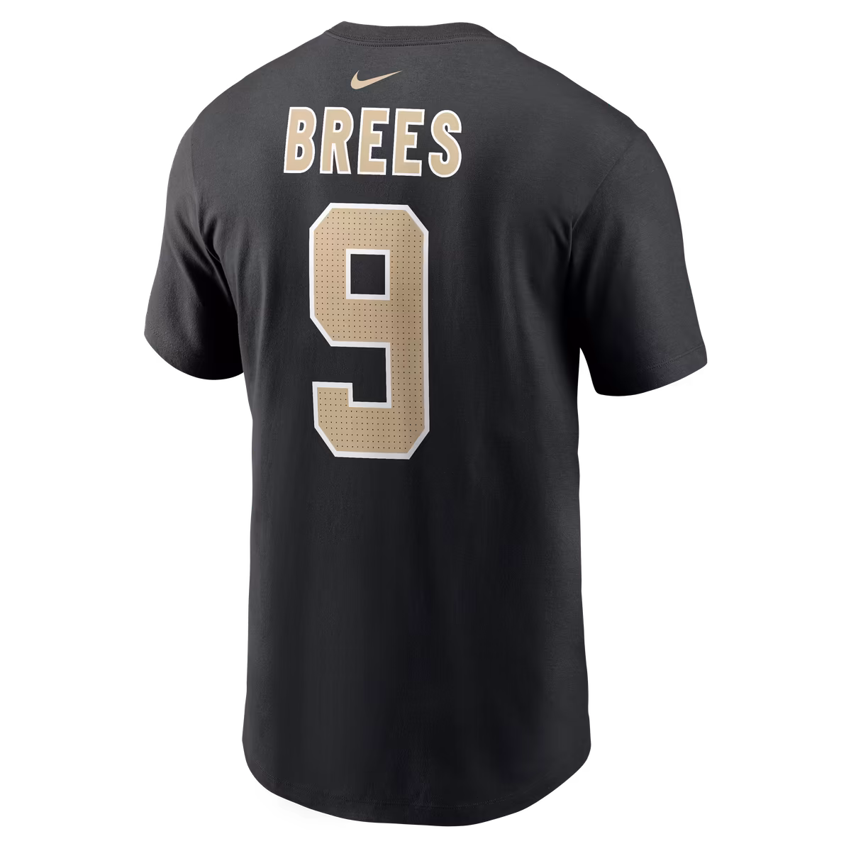 Men's Nike Drew Brees Black New Orleans Saints Retired Name & Number T-Shirt 4 Men's Nike Drew Brees Black New Orleans Saints Retired Name & Number T-Shirt