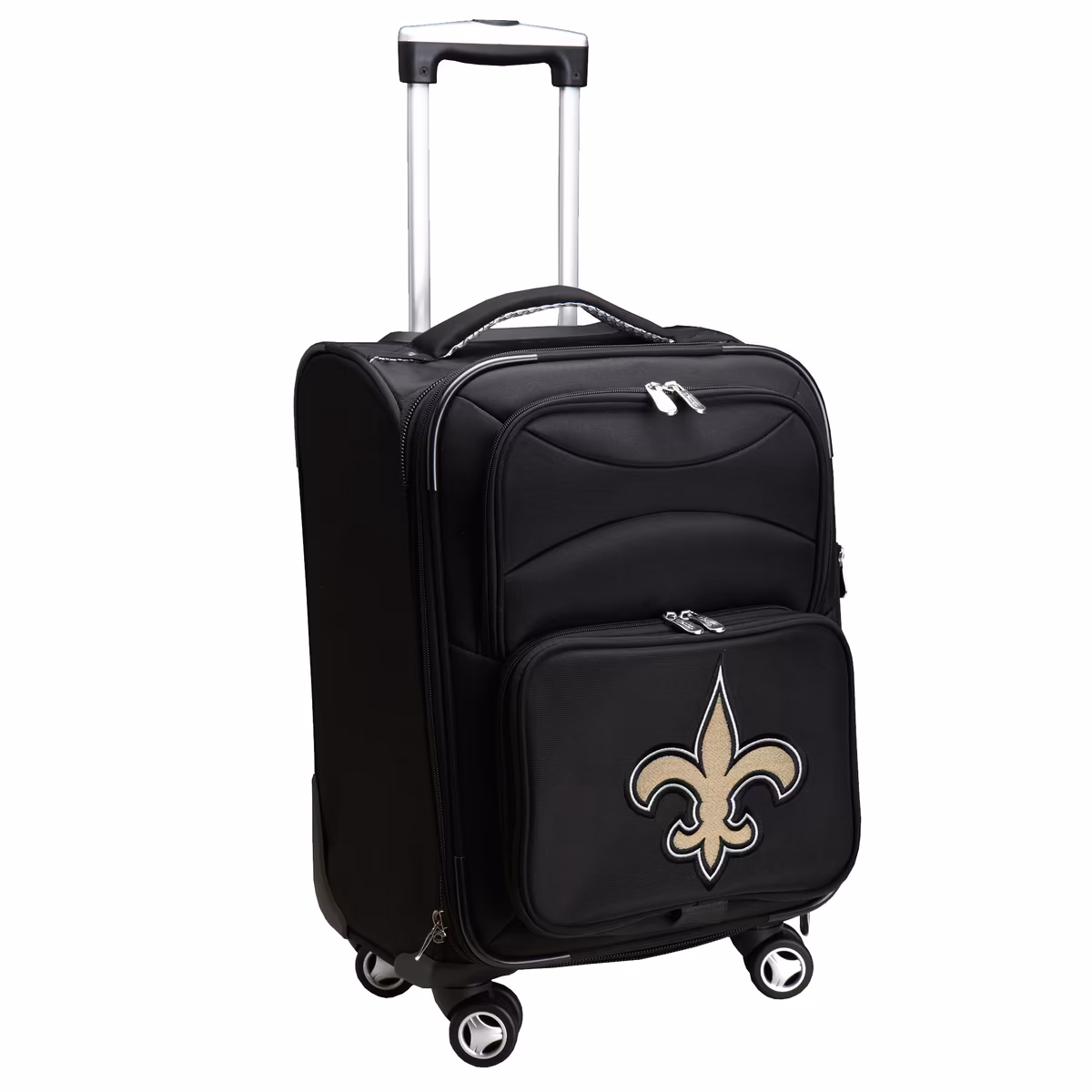 MOJO Black New Orleans Saints 21" Softside Spinner Carry-On 2 MOJO Black New Orleans Saints 21" Softside Spinner Carry-On