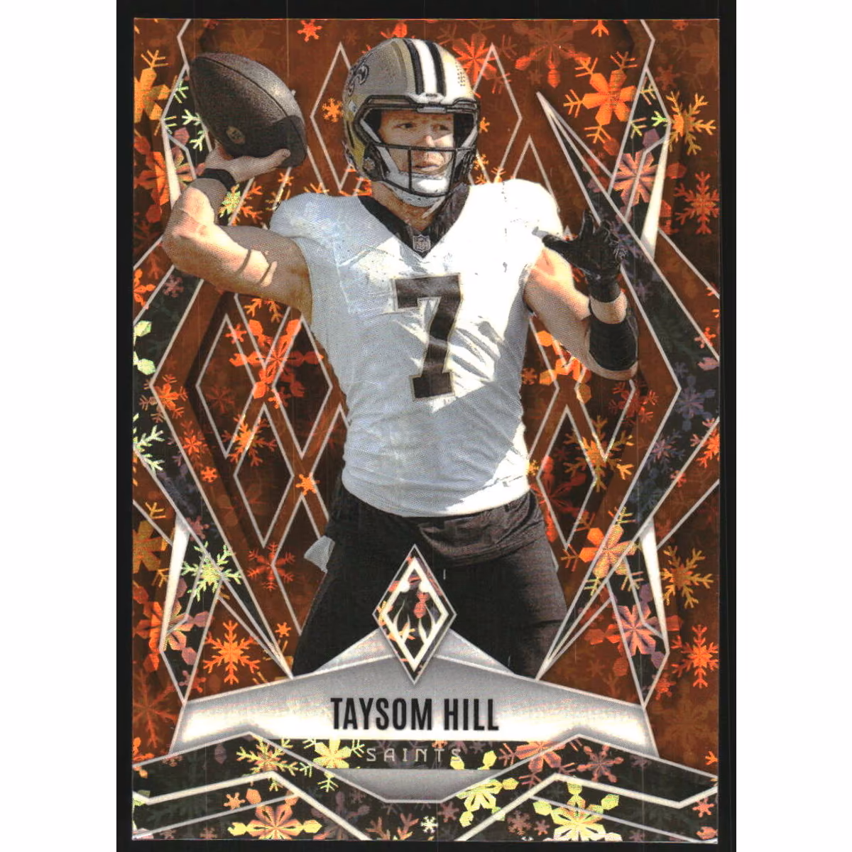 2025 Panini Phoenix Orange Winter #51 Taysom Hill 8 2025 Panini Phoenix Orange Winter #51 Taysom Hill