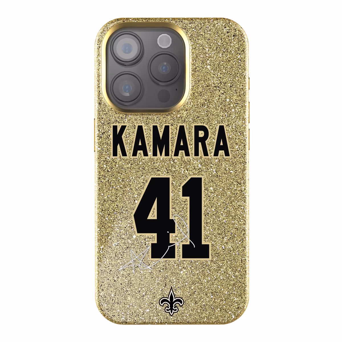 Keyscaper Alvin Kamara Gold New Orleans Saints Bling iPhone Case 3 Keyscaper Alvin Kamara Gold New Orleans Saints Bling iPhone Case