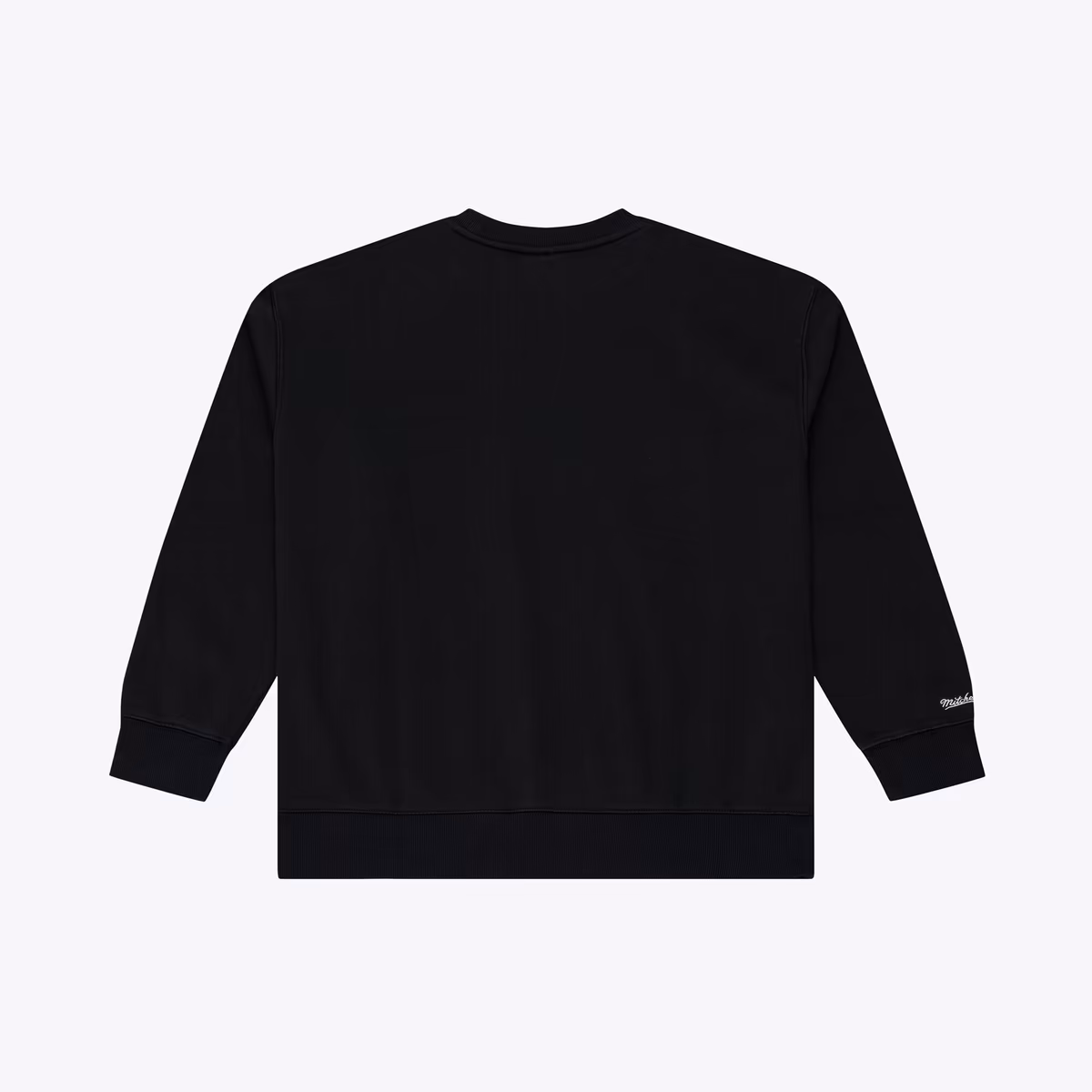 Men's Mitchell & Ness Black New Orleans Saints Core Essentials Micro Logo Fleece Sweatshirt 3 Men's Mitchell & Ness Black New Orleans Saints Core Essentials Micro Logo Fleece Sweatshirt