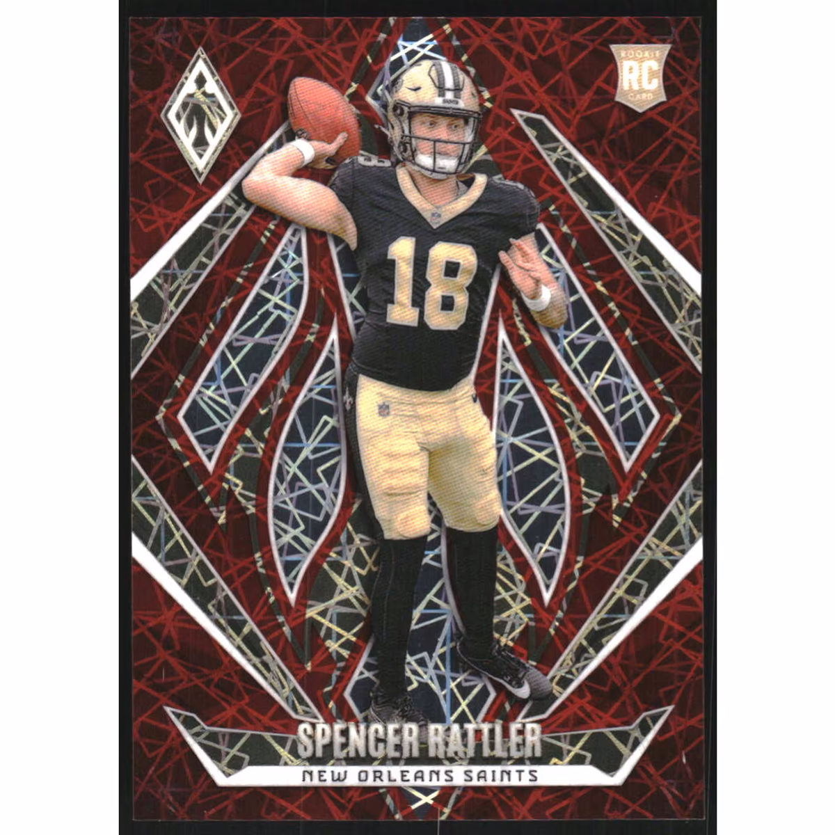 2024 Panini Phoenix Red Lazer #239 Spencer Rattler