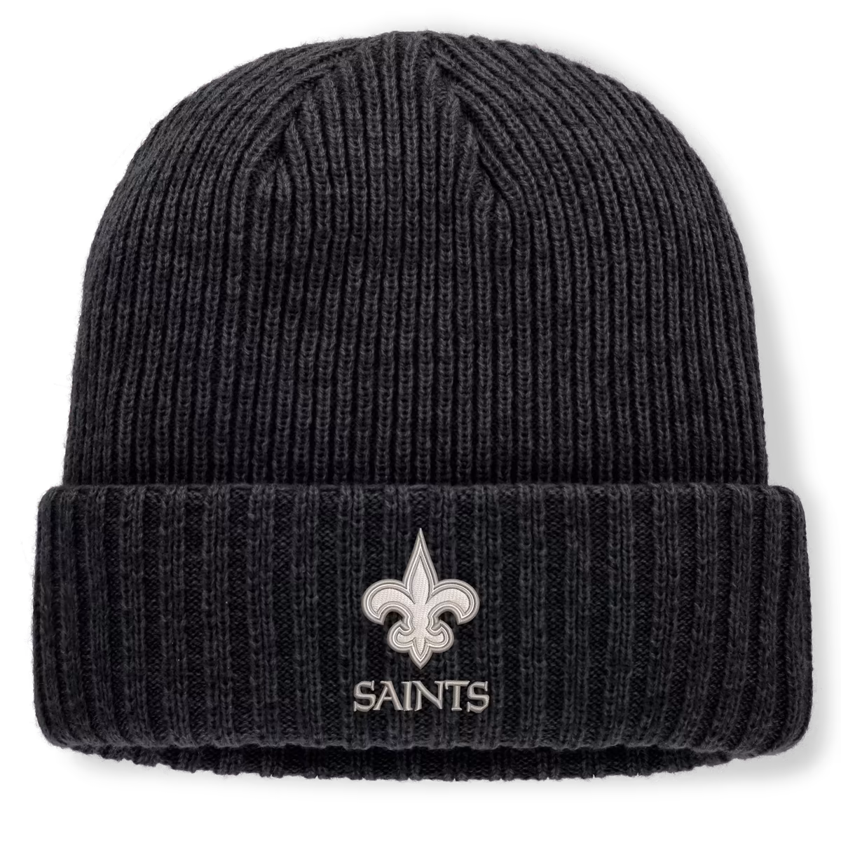 Men's Fanatics Heather Black New Orleans Saints Cabin Cuffed Knit Hat