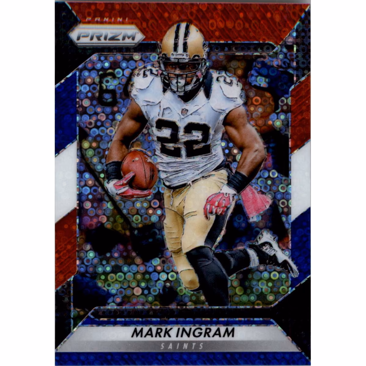 2016 Panini Prizm Prizms Red White and Blue #121 Mark Ingram