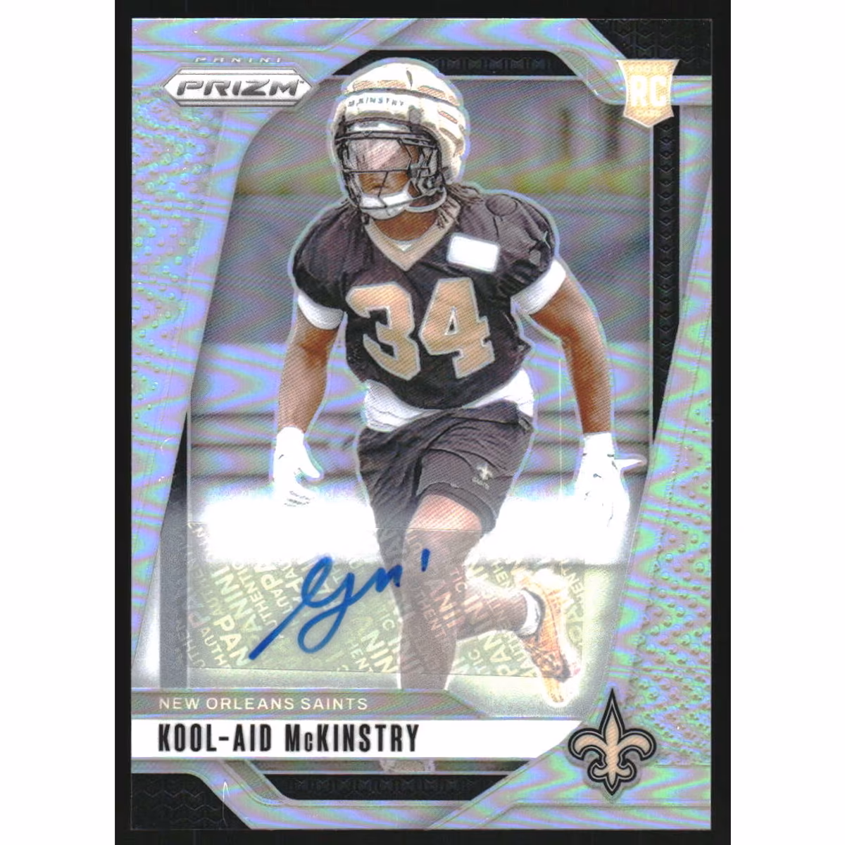 2024 Panini Prizm Autographs Prizms Silver #363 Kool-Aid McKinstry