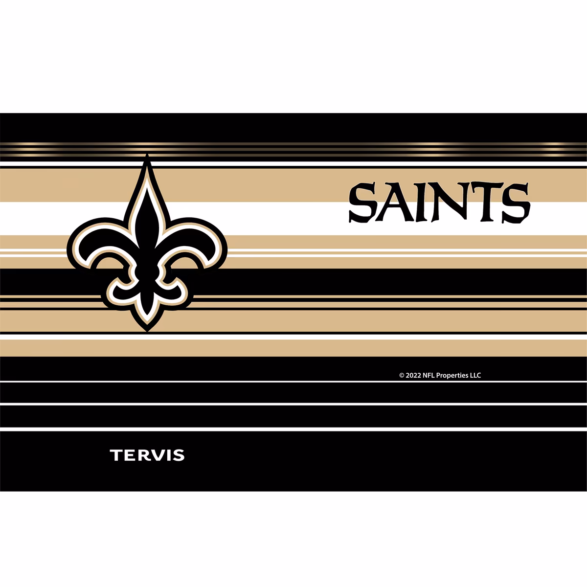 Tervis New Orleans Saints 30oz. Hype Stripes Tumbler 3 Tervis New Orleans Saints 30oz. Hype Stripes Tumbler