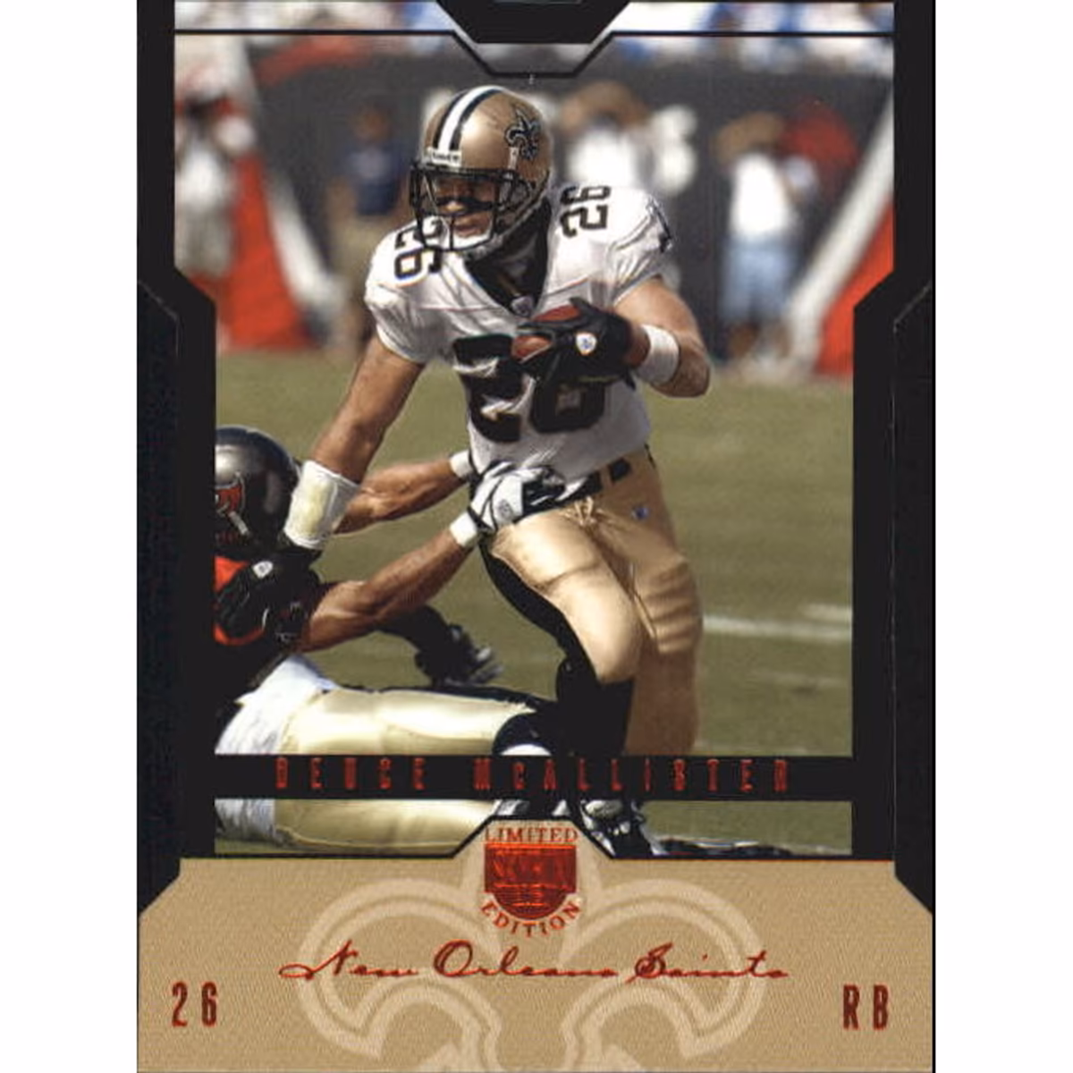2004 SkyBox LE Black Border Red #27 Deuce McAllister