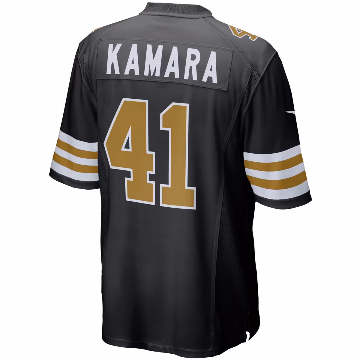 Men's Nike Alvin Kamara Black New Orleans Saints Alternate Game Jersey 4 Men's Nike Alvin Kamara Black New Orleans Saints Alternate Game Jersey
