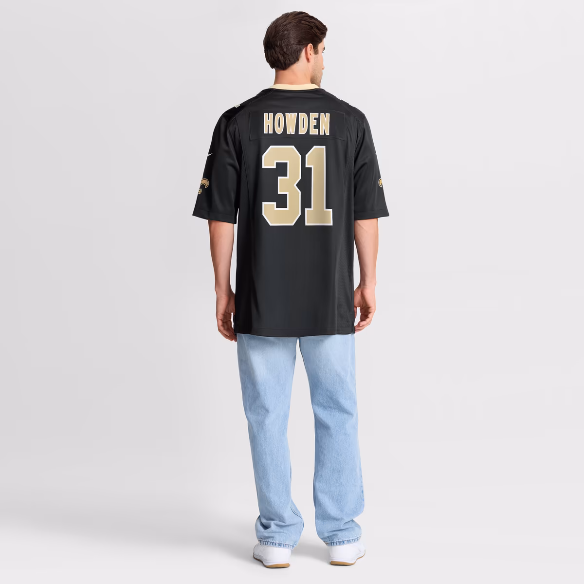 Men's Nike Jordan Howden Black New Orleans Saints Team Game Jersey 9 Men's Nike Jordan Howden Black New Orleans Saints Team Game Jersey