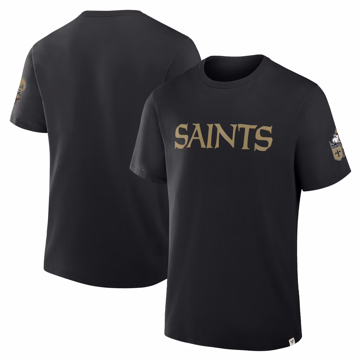 Men's Fanatics Black New Orleans Saints Elevated Classic Legacy T-Shirt