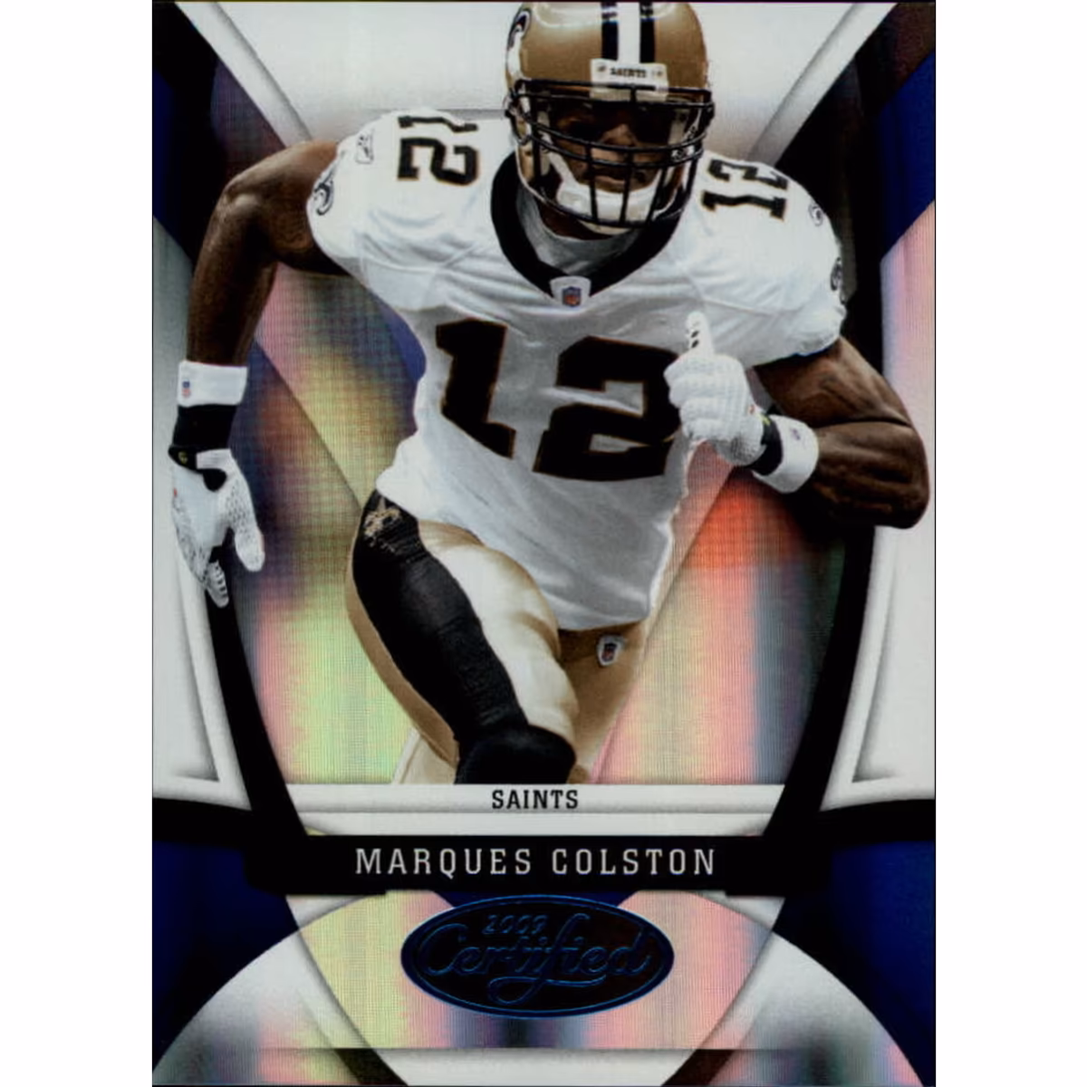 2009 Certified Mirror Blue #79 Marques Colston