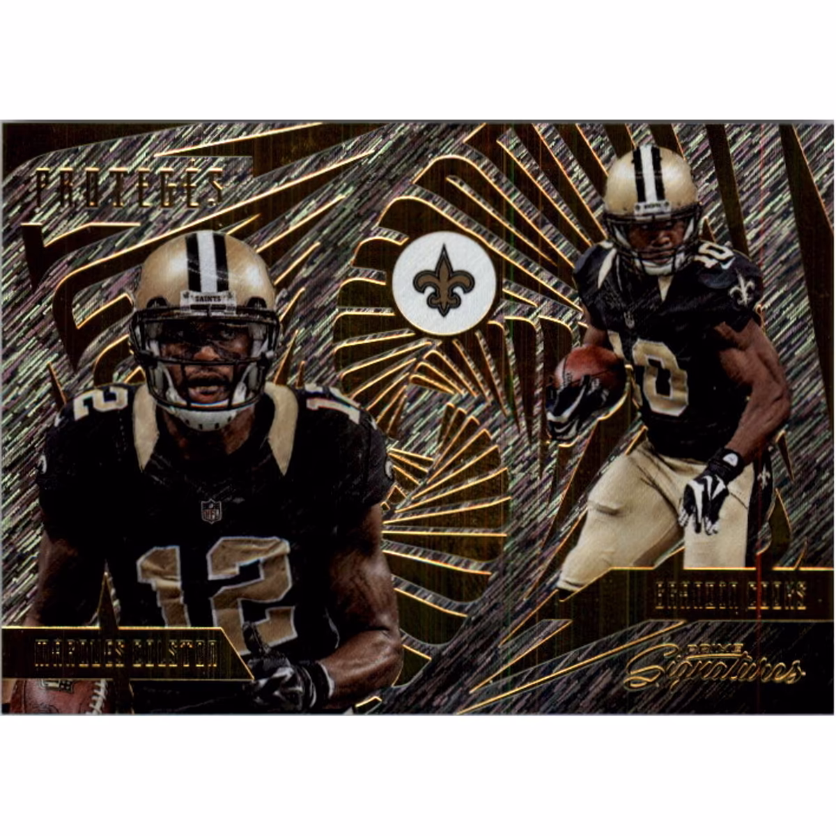 2016 Prime Signatures Proteges #12 Marques Colston/Brandin Cooks