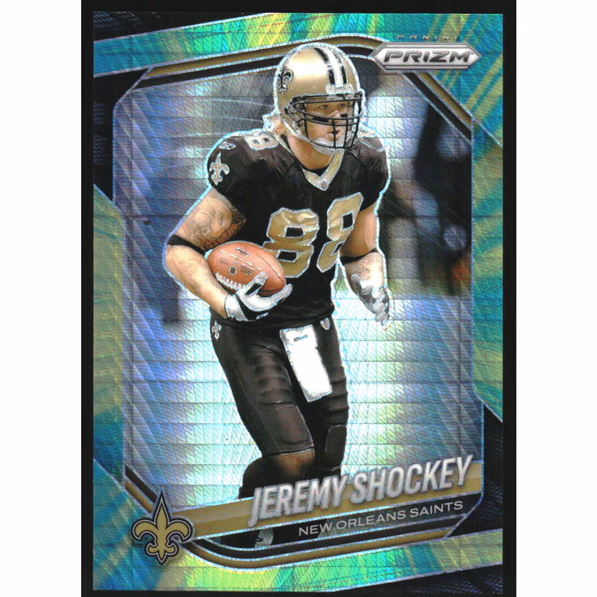 2025 Panini Prizm Prizms Hyper #200 Jeremy Shockey
