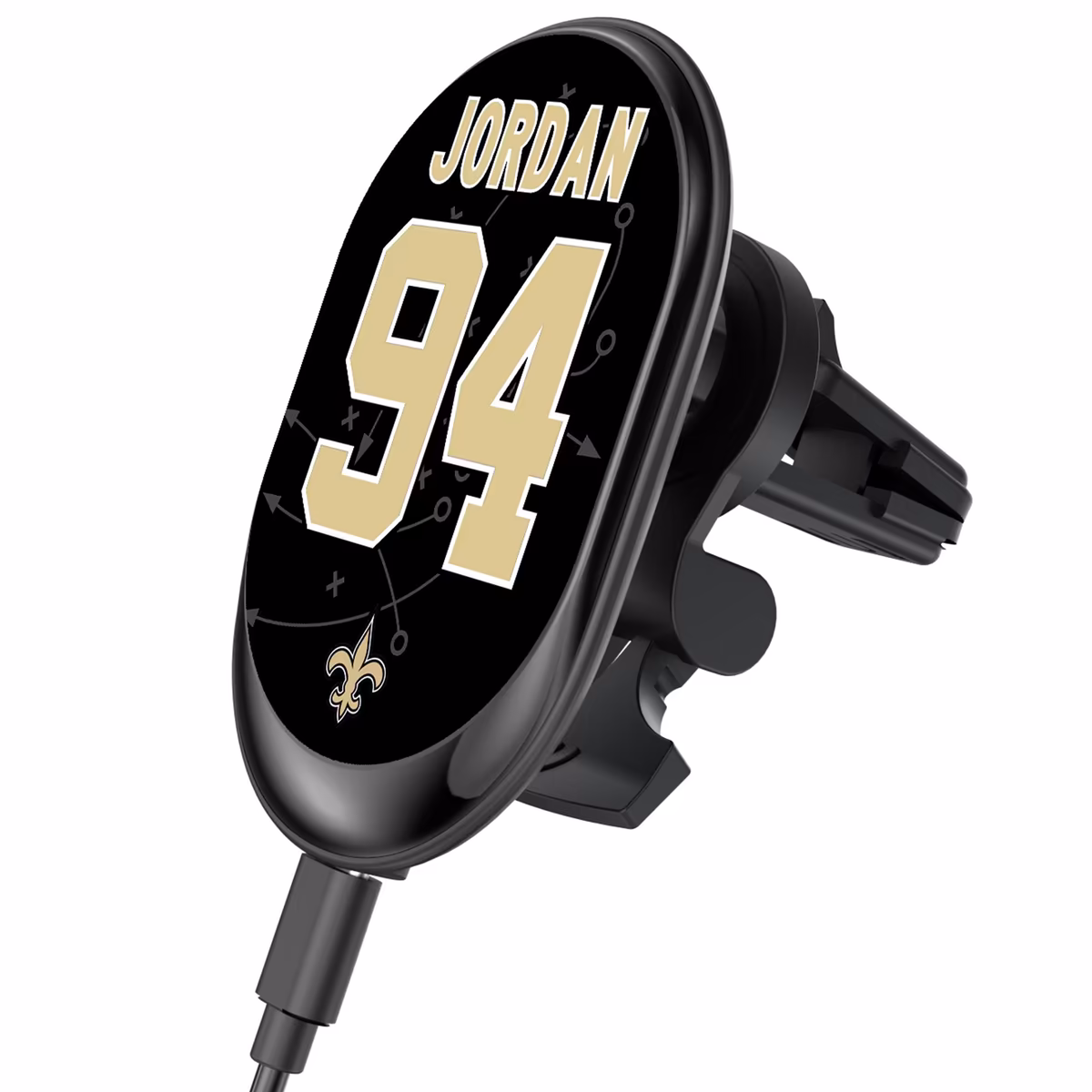 Keyscaper Cameron Jordan New Orleans Saints Wireless Magnetic Car Charger 7 Keyscaper Cameron Jordan New Orleans Saints Wireless Magnetic Car Charger