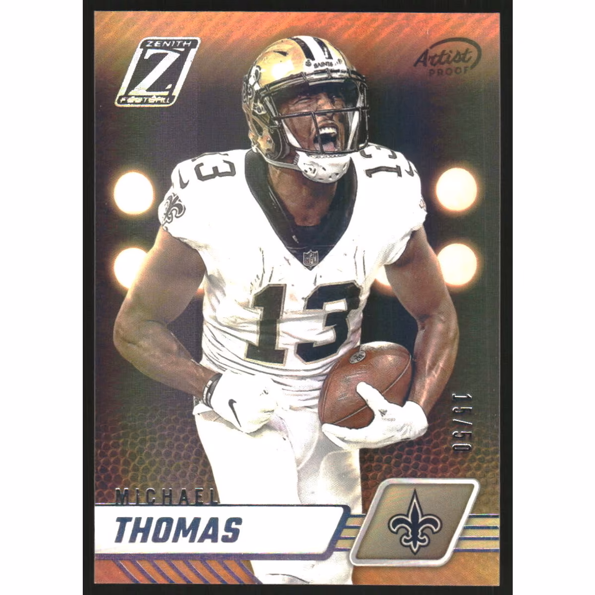 2023 Zenith Artist Proof Silver #75 Michael Thomas