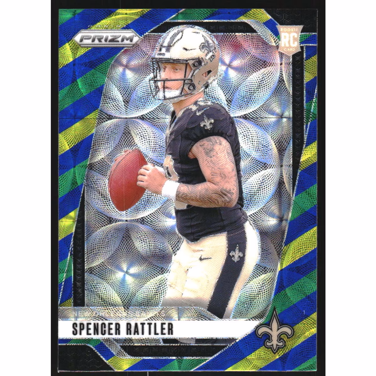 2024 Panini Prizm Prizms Choice Blue Yellow and Green #388 Spencer Rattler 15 2024 Panini Prizm Prizms Choice Blue Yellow and Green #388 Spencer Rattler