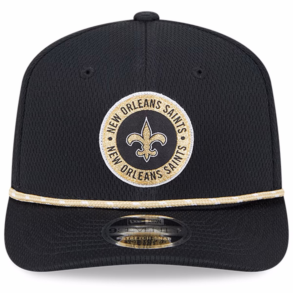 Men's New Era Black New Orleans Saints 2024 Sideline 9SEVENTY Stretch-Snap Hat 3 Men's New Era Black New Orleans Saints 2024 Sideline 9SEVENTY Stretch-Snap Hat