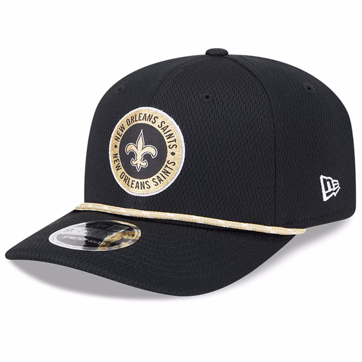 Men's New Era Black New Orleans Saints 2024 Sideline 9SEVENTY Stretch-Snap Hat 4 Men's New Era Black New Orleans Saints 2024 Sideline 9SEVENTY Stretch-Snap Hat