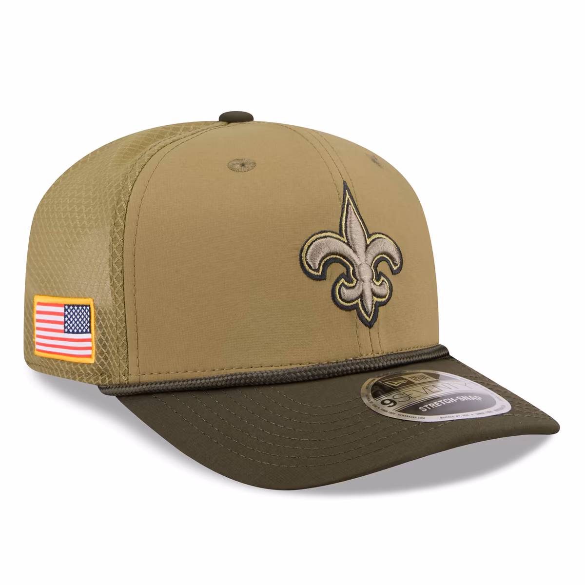 Men's New Era Green New Orleans Saints 2025 Salute to Service 9SEVENTY Adjustable Hat 15 Men's New Era Green New Orleans Saints 2025 Salute to Service 9SEVENTY Adjustable Hat