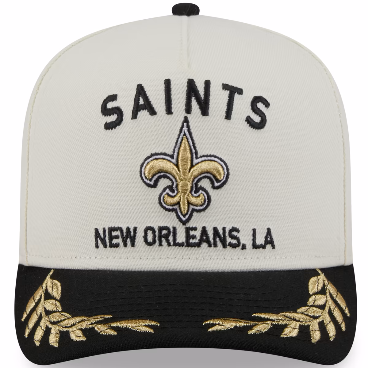 Men's New Era Cream/Black New Orleans Saints 2025 NFL Draft A-Frame 9FIFTY Snapback Hat 3 Men's New Era Cream/Black New Orleans Saints 2025 NFL Draft A-Frame 9FIFTY Snapback Hat