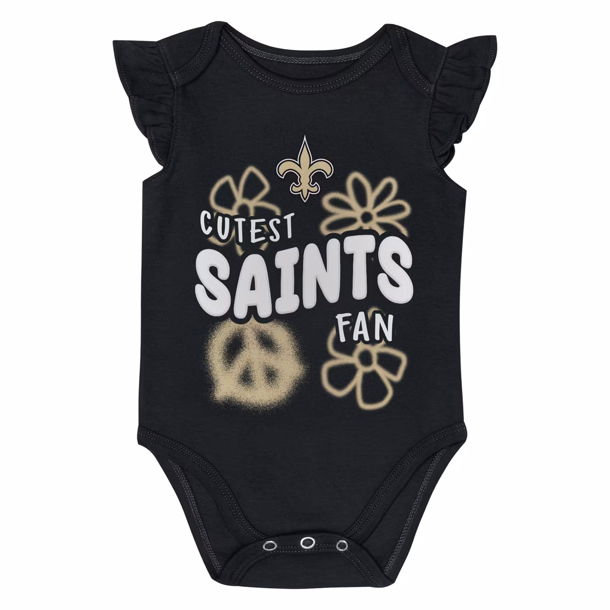 Girls Newborn & Infant Outerstuff New Orleans Saints The Sunshine Two-Piece Bodysuit Set 3 Girls Newborn & Infant Outerstuff New Orleans Saints The Sunshine Two-Piece Bodysuit Set