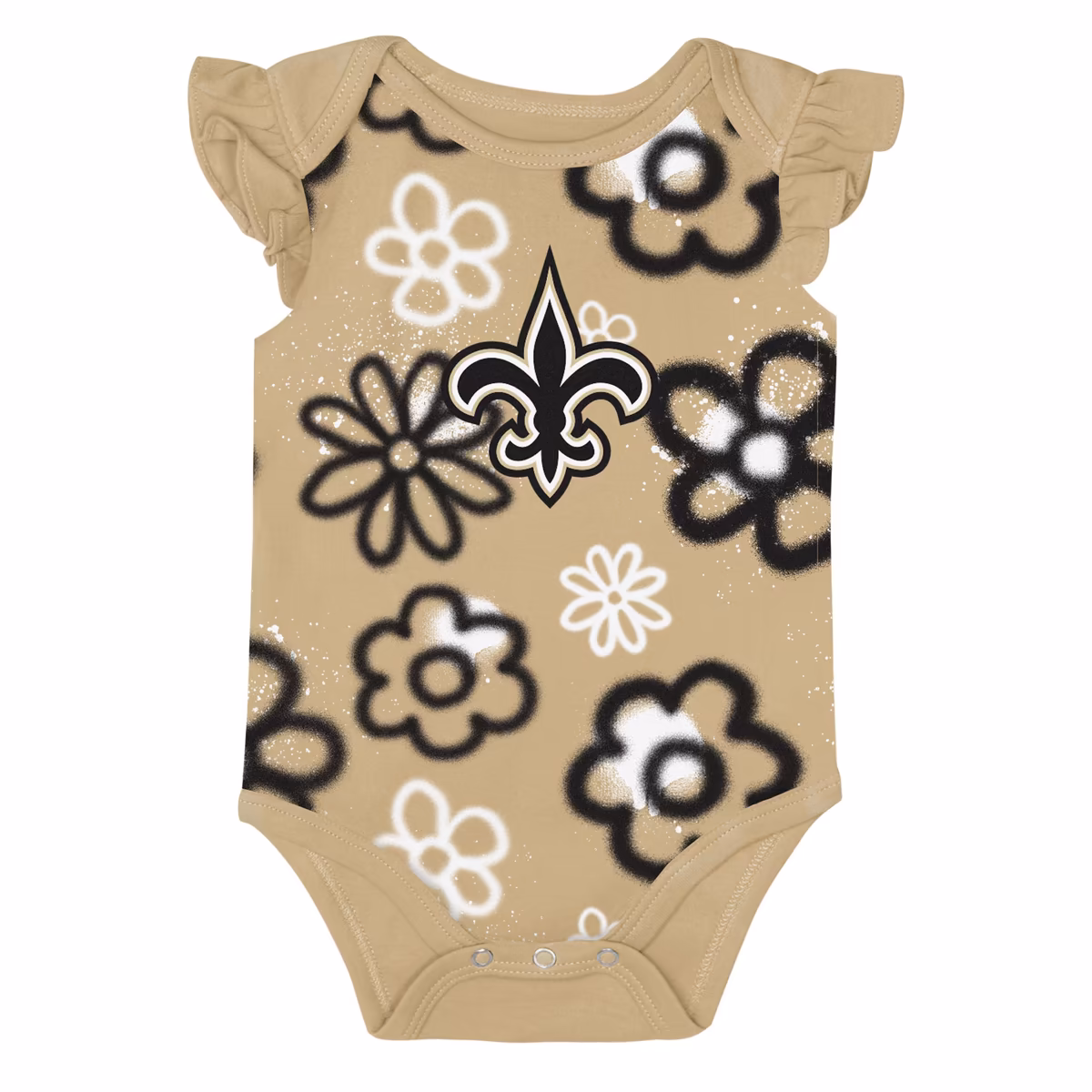 Girls Newborn & Infant Outerstuff New Orleans Saints The Sunshine Two-Piece Bodysuit Set 5 Girls Newborn & Infant Outerstuff New Orleans Saints The Sunshine Two-Piece Bodysuit Set