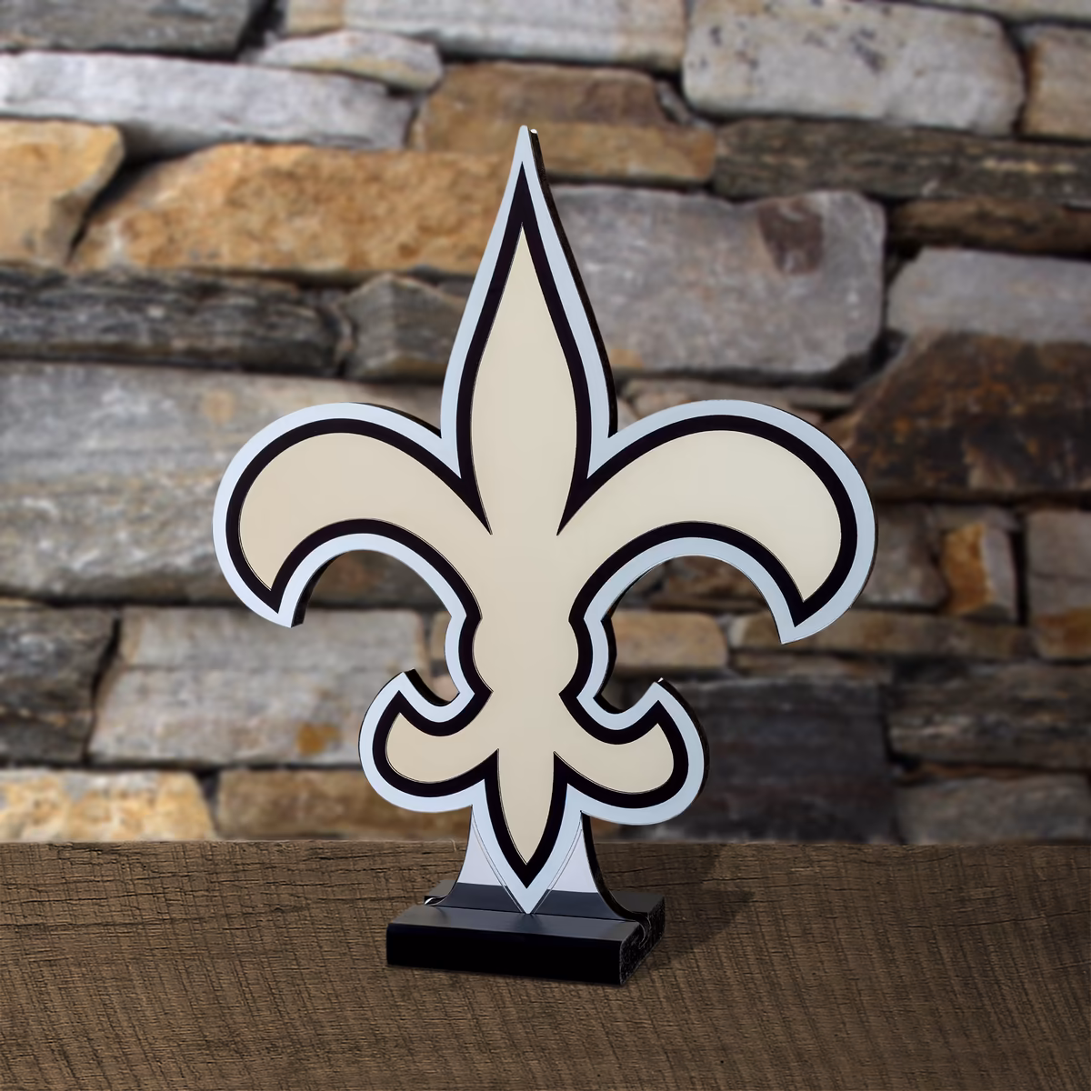 New Orleans Saints LED Infinity Logo Light 5 New Orleans Saints LED Infinity Logo Light