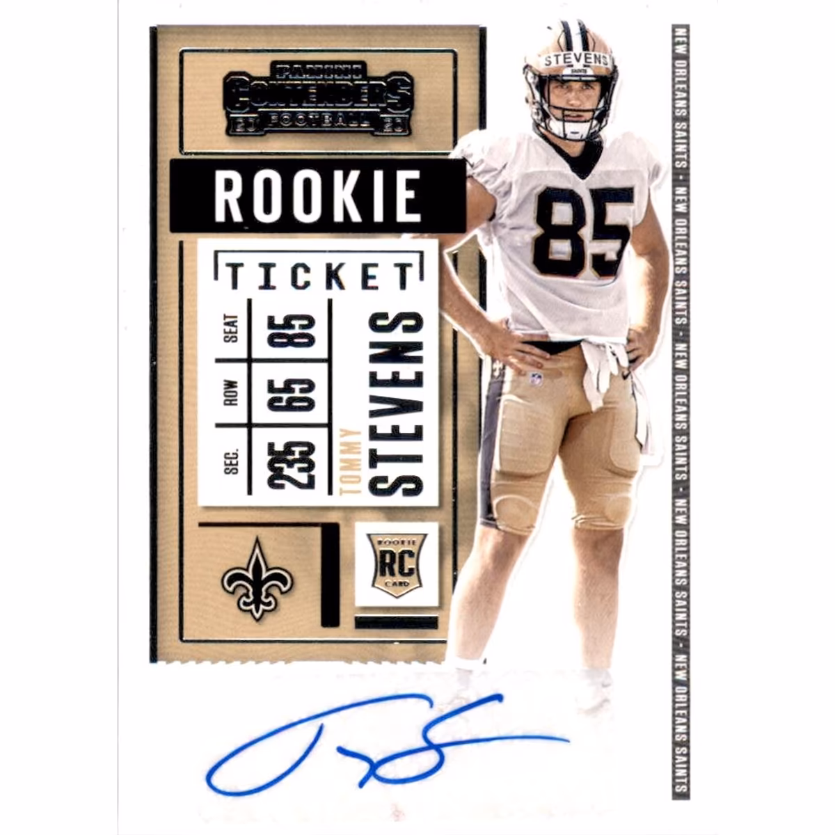2020 Panini Contenders #218 Tommy Stevens AU RC 8 2020 Panini Contenders #218 Tommy Stevens AU RC