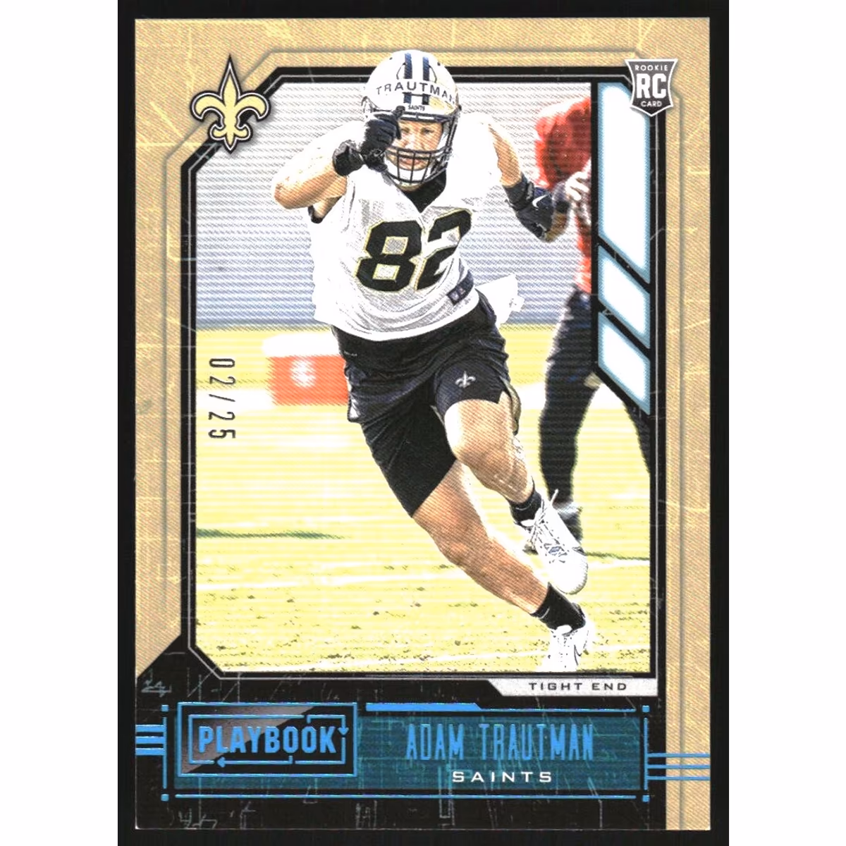 2020 Panini Playbook Platinum #159 Adam Trautman