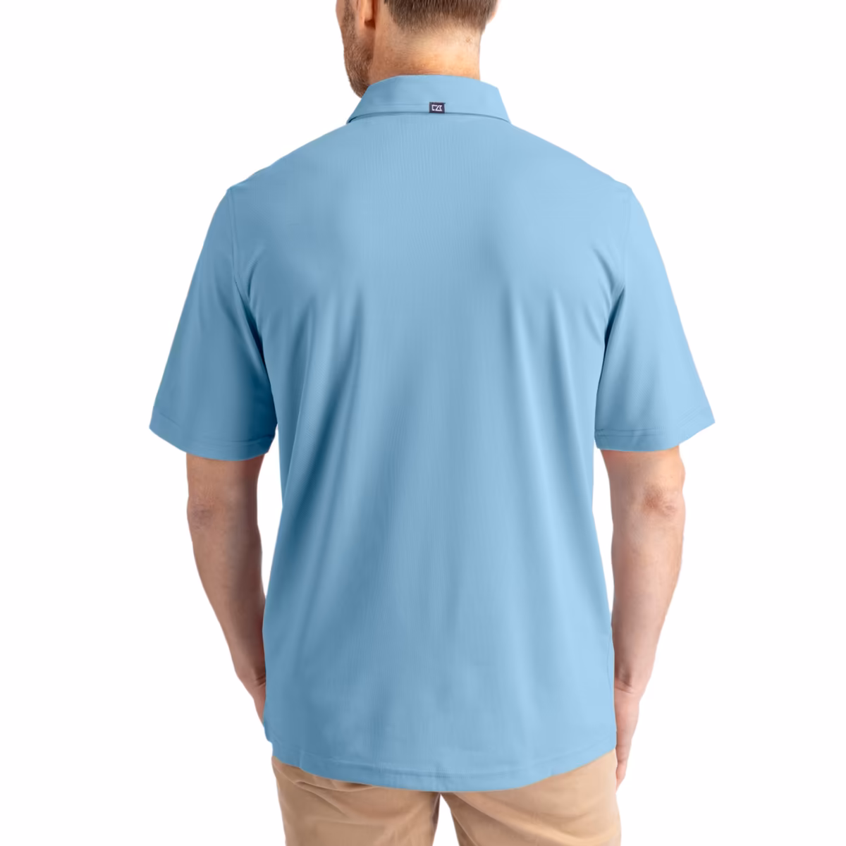 Men's Cutter & Buck Powder Blue New Orleans Saints Virtue Eco Pique Recycled Polo 3 Men's Cutter & Buck Powder Blue New Orleans Saints Virtue Eco Pique Recycled Polo