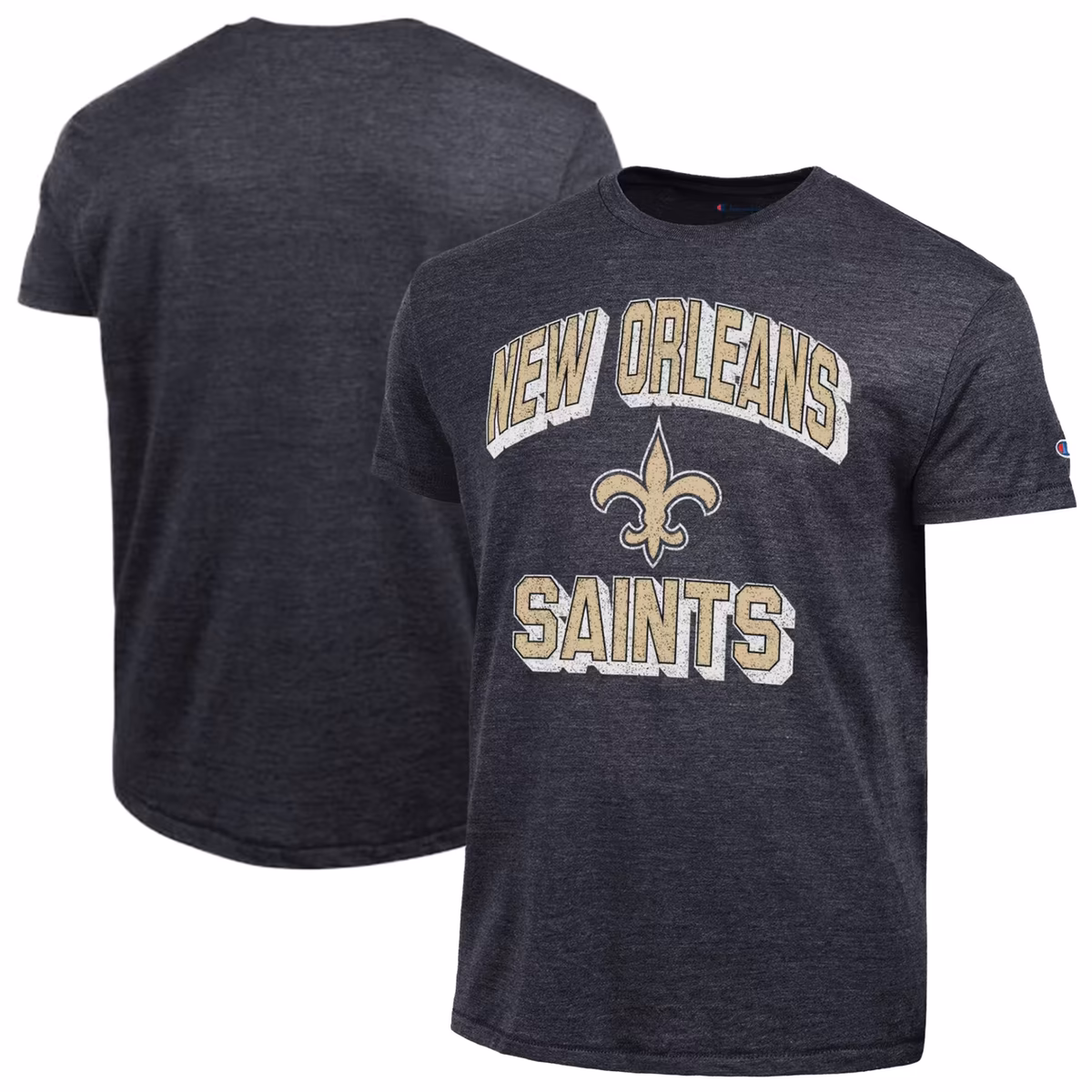 Men's Champion Black New Orleans Saints Ultimate Tri-Blend T-Shirt 6 Men's Champion Black New Orleans Saints Ultimate Tri-Blend T-Shirt