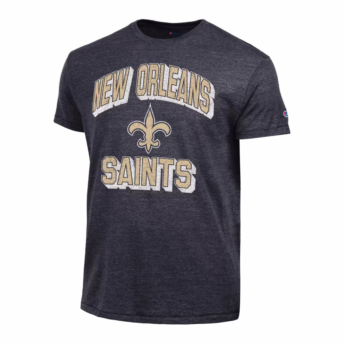 Men's Champion Black New Orleans Saints Ultimate Tri-Blend T-Shirt 3 Men's Champion Black New Orleans Saints Ultimate Tri-Blend T-Shirt