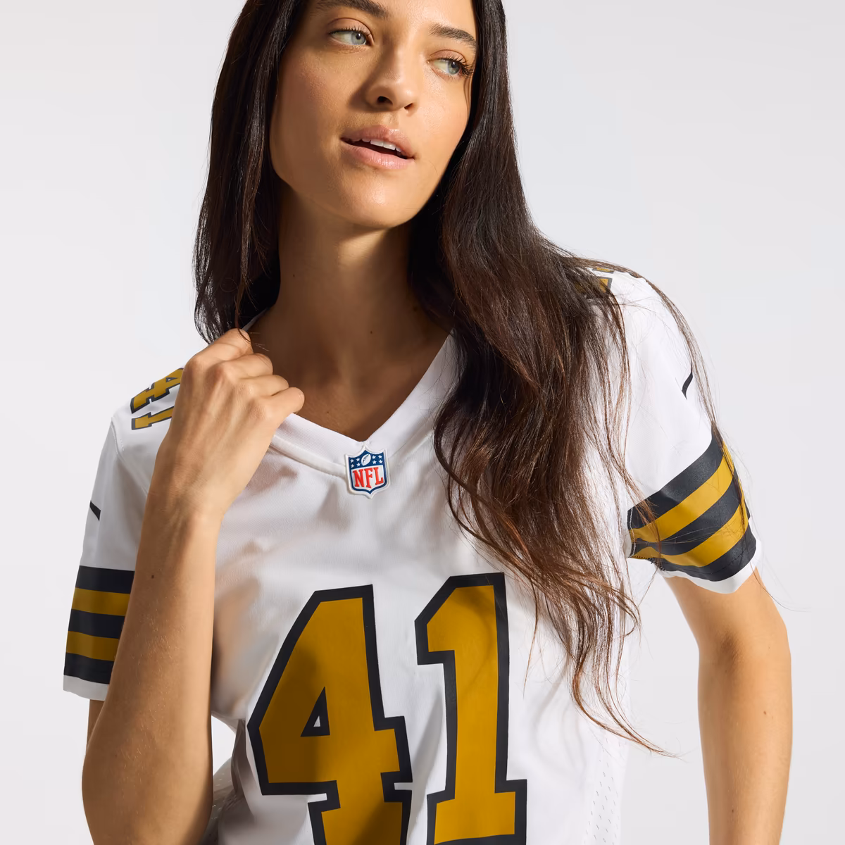 Women's Nike Alvin Kamara White New Orleans Saints Alternate Game Player Jersey 10 Women's Nike Alvin Kamara White New Orleans Saints Alternate Game Player Jersey