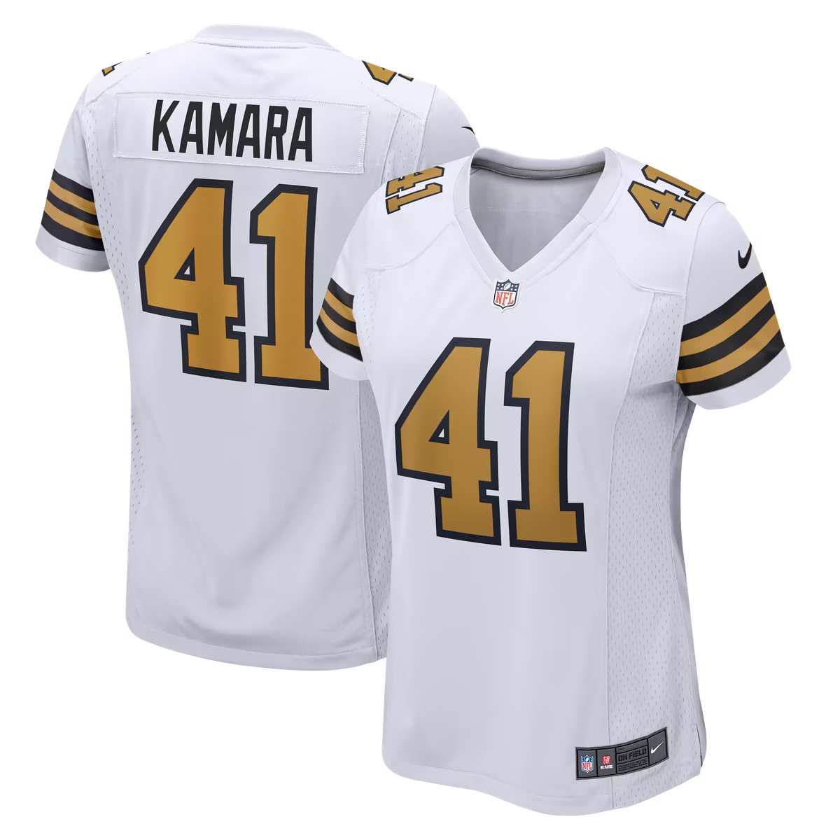 Women's Nike Alvin Kamara White New Orleans Saints Alternate Game Player Jersey 2 Women's Nike Alvin Kamara White New Orleans Saints Alternate Game Player Jersey