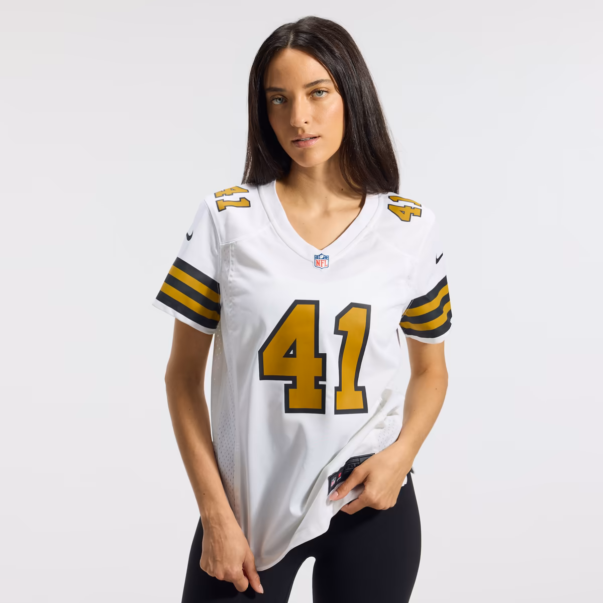 Women's Nike Alvin Kamara White New Orleans Saints Alternate Game Player Jersey 3 Women's Nike Alvin Kamara White New Orleans Saints Alternate Game Player Jersey