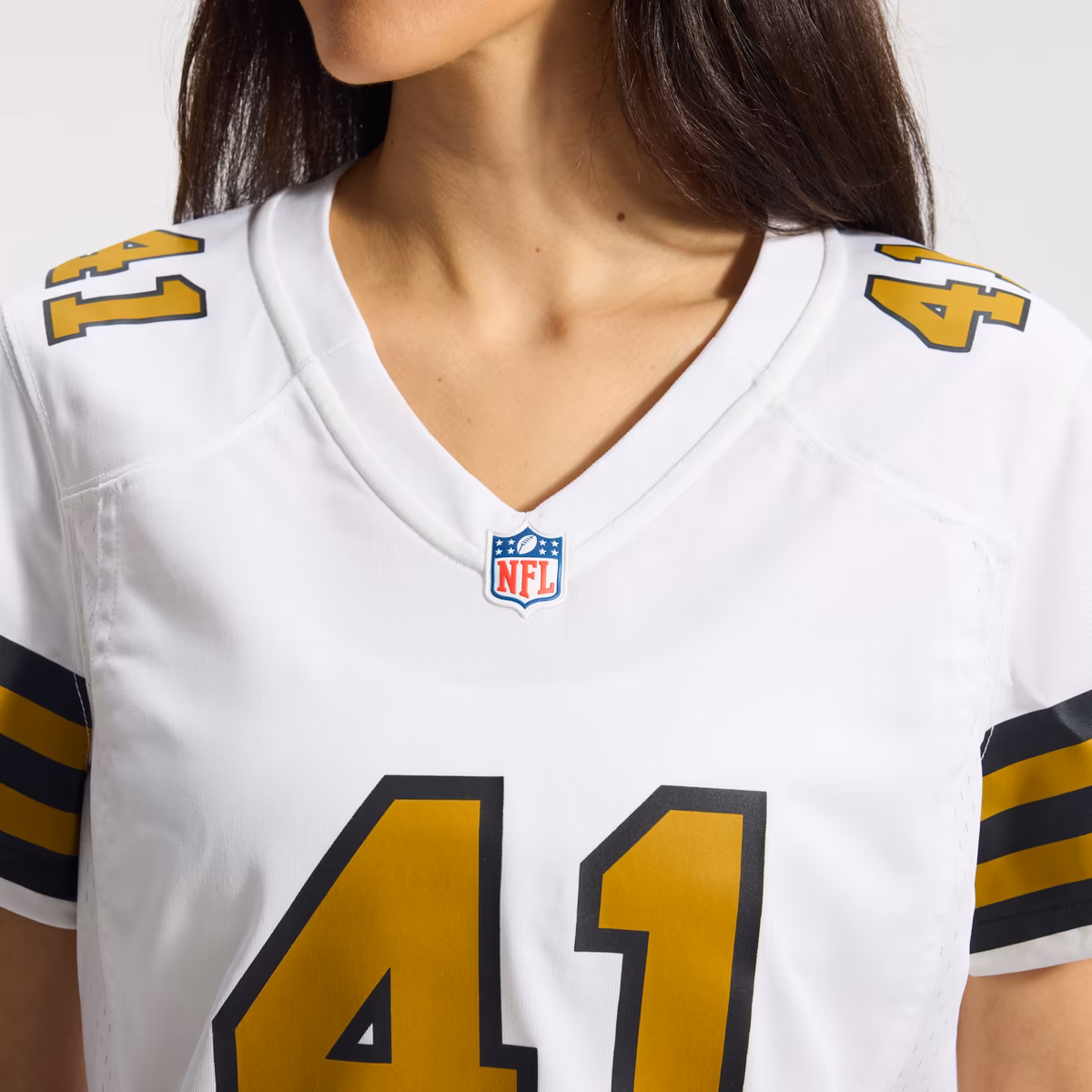 Women's Nike Alvin Kamara White New Orleans Saints Alternate Game Player Jersey 9 Women's Nike Alvin Kamara White New Orleans Saints Alternate Game Player Jersey