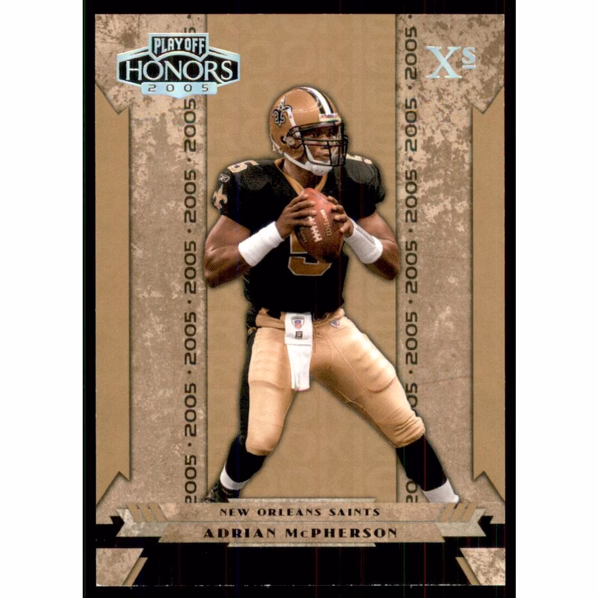 2005 Playoff Honors X's #130 Adrian McPherson 3 2005 Playoff Honors X's #130 Adrian McPherson